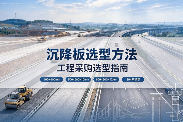 凤冈沉降板选择方法