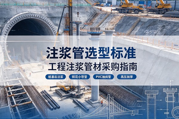 凤冈注浆管选型标准