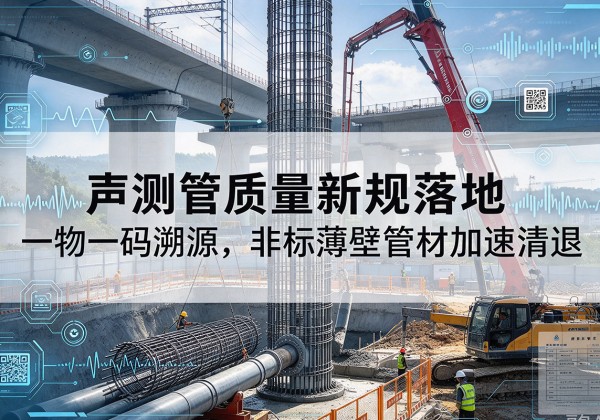 凤冈声测管质量新规落地，一物一码溯源，非标薄壁管材加速清退