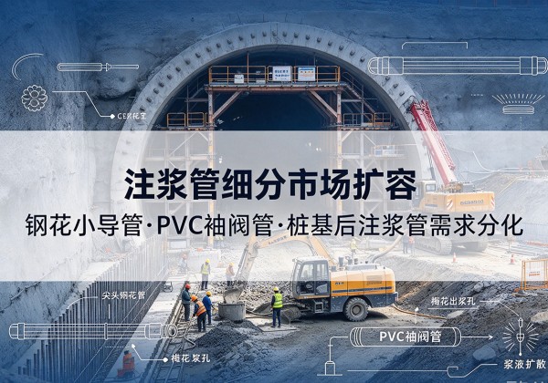 凤冈注浆管细分市场扩容，隧道钢花小导管、PVC 袖阀管、桩基后注浆管需求分化