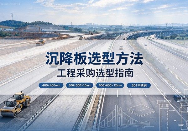 凤冈沉降板选择方法